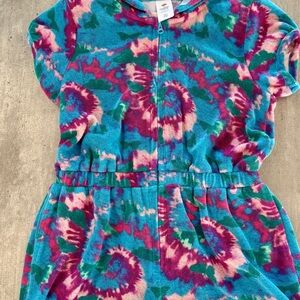 Tucker + Tate Tie-Dye Kids One Piece - Blue and Pink